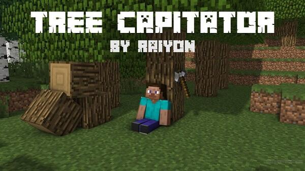 Raiyon's Tree Chop-Capitator addon mcpe