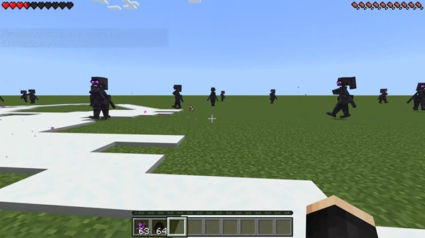 Enderwoman addon mcpe