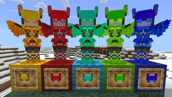 Lovely Robots addon mcpe